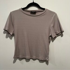 Vici cropped ribbed tshirt